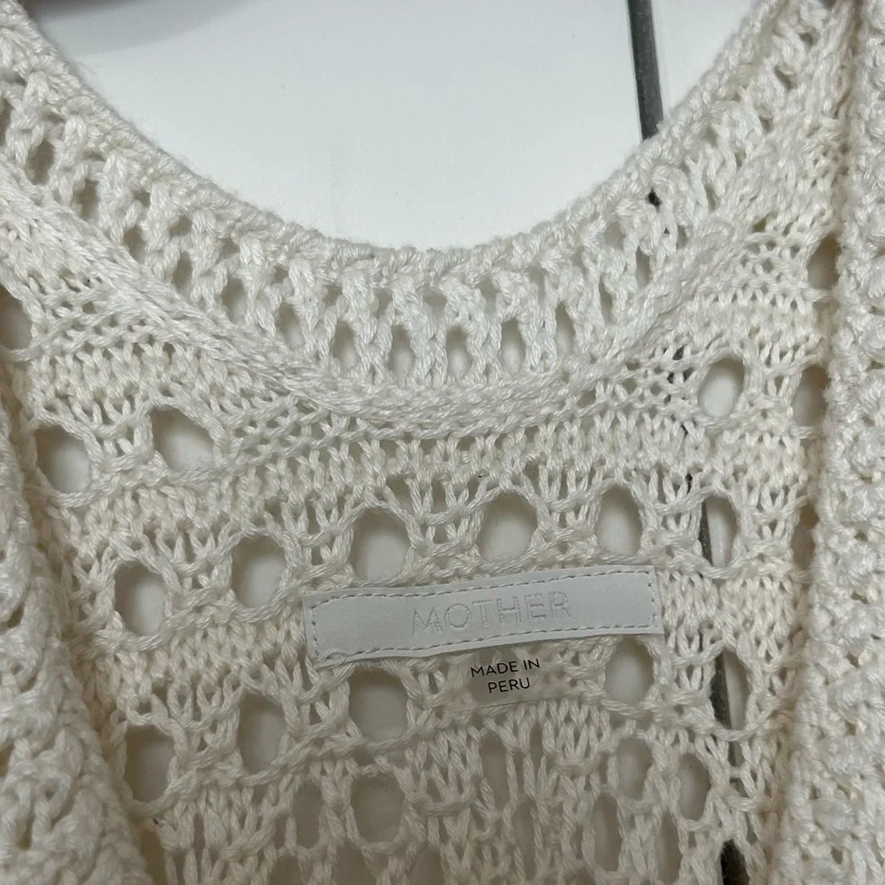 NWT Mother Anthropologie The Skinny Dip Crochet Cover Up Dress
